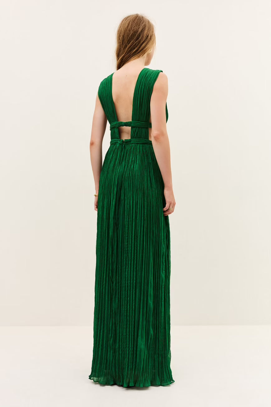Maxi Kleid mit V-Ausschnitt