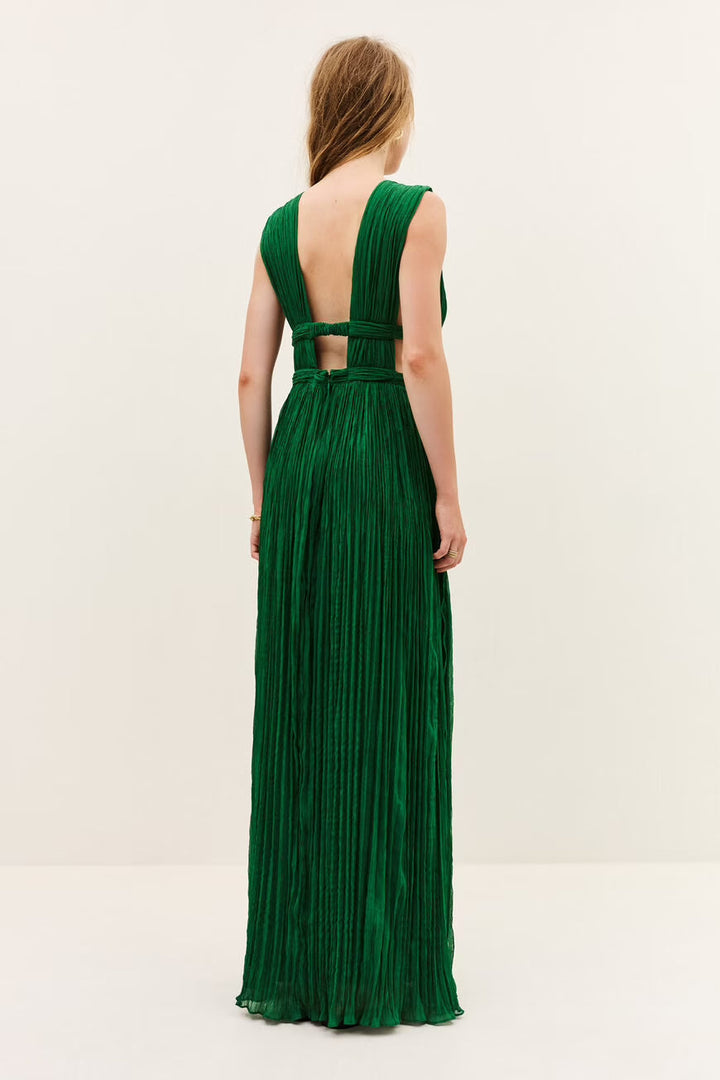 Maxi Kleid mit V-Ausschnitt