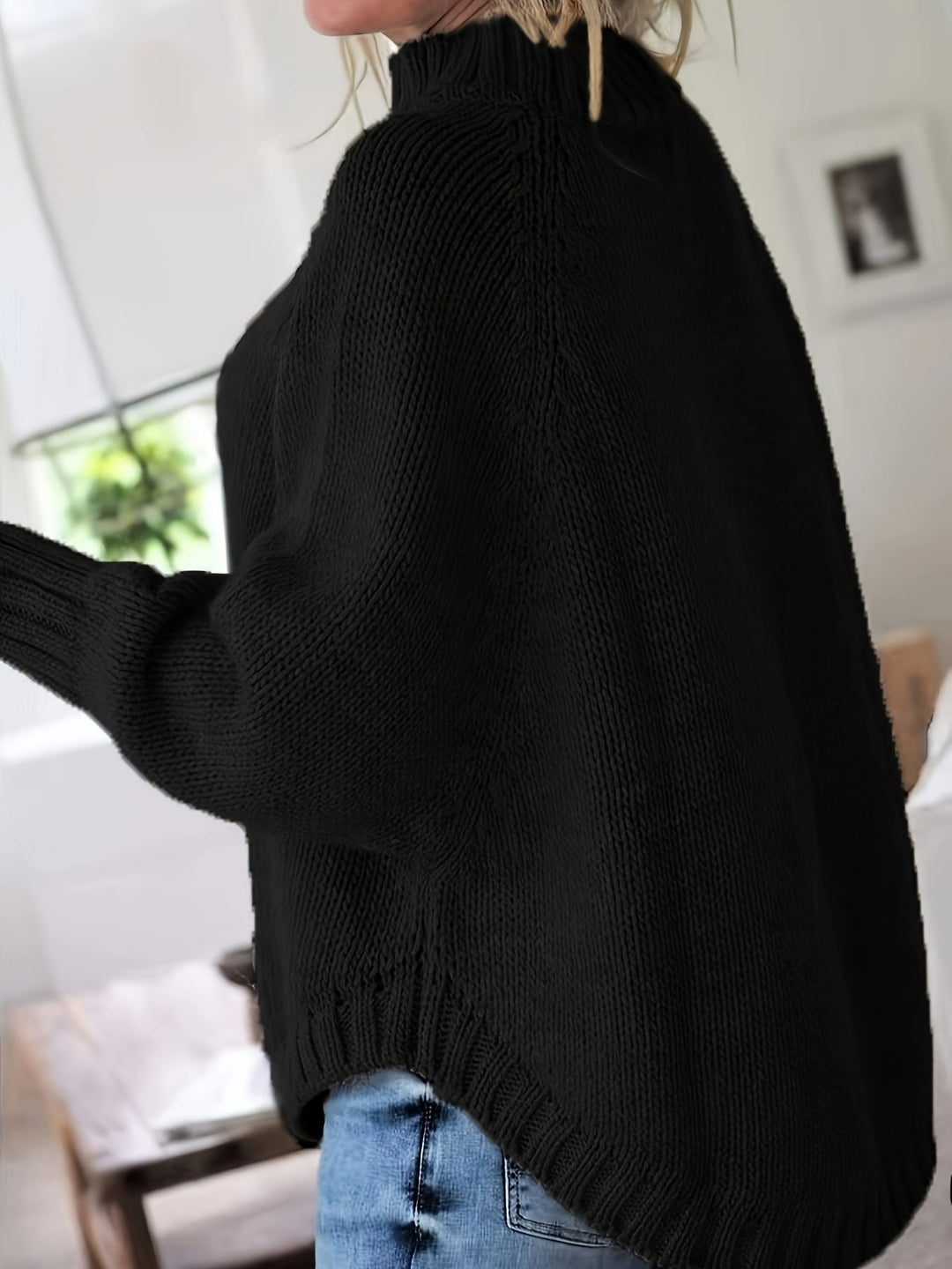 Livia – Rippstrickpullover mit Hemddetail