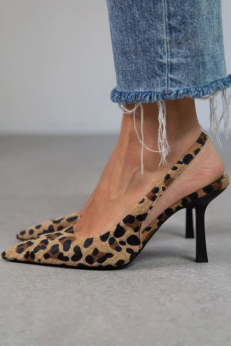 Élodie™ | Leopardenmuster High Heels