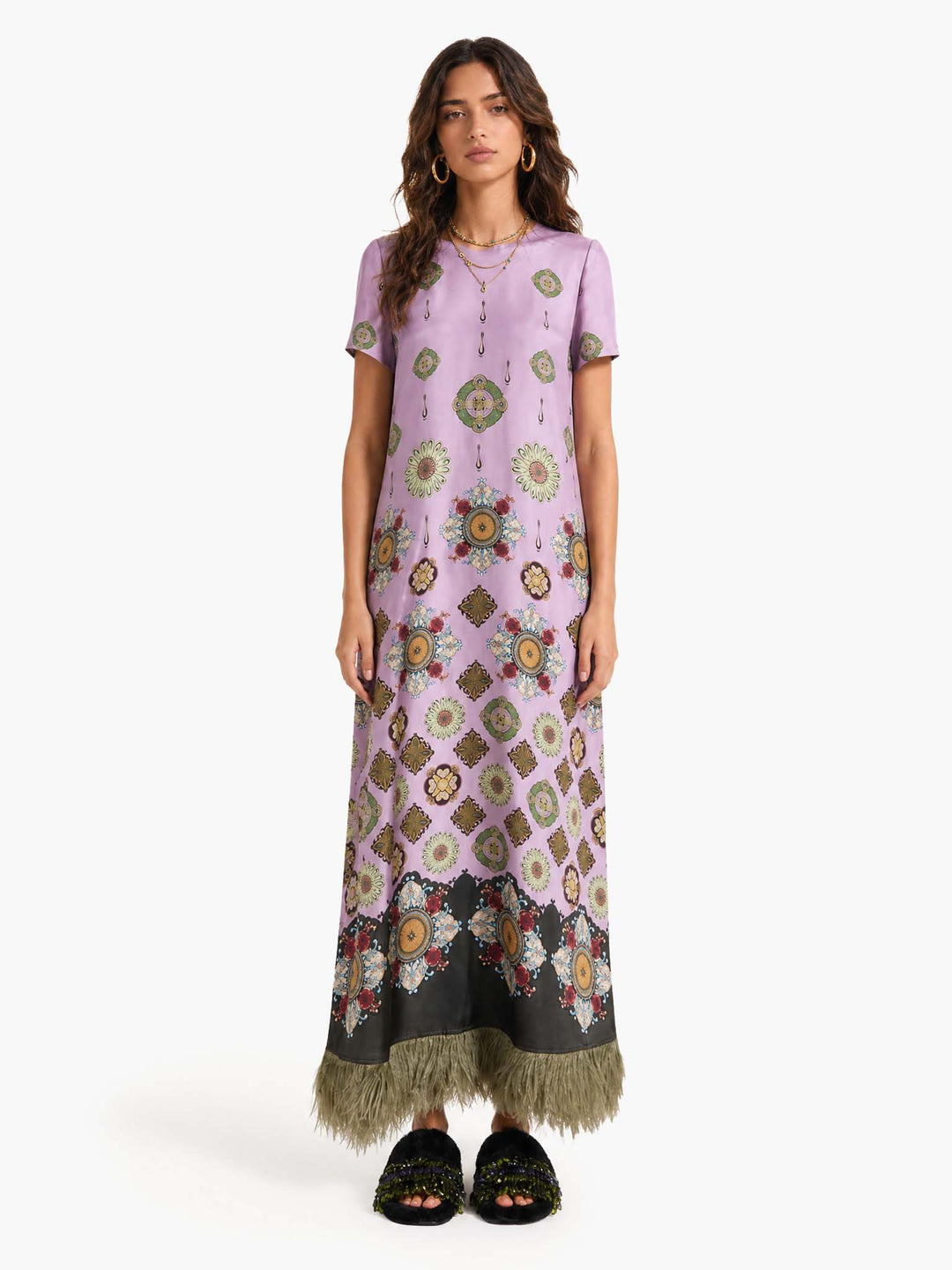 Maxikleid im Barockstil