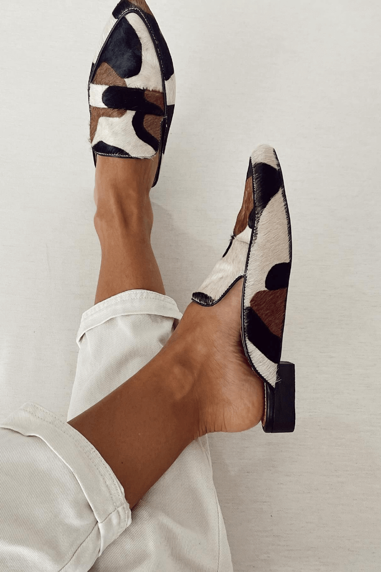 Delphine | Loafer mit abstraktem Muster