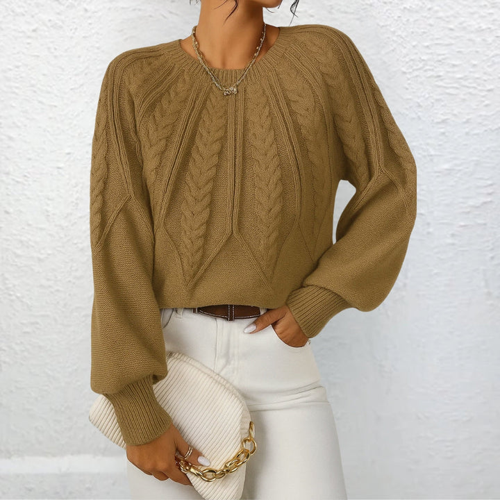 Erika™ | Eleganter Strickpullover mit weiten Ärmeln
