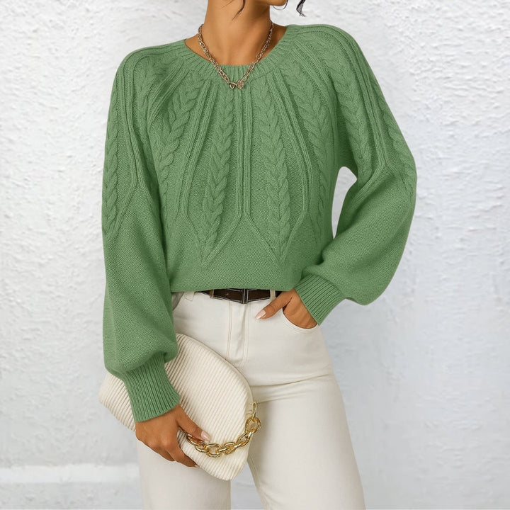 Erika™ | Eleganter Strickpullover mit weiten Ärmeln