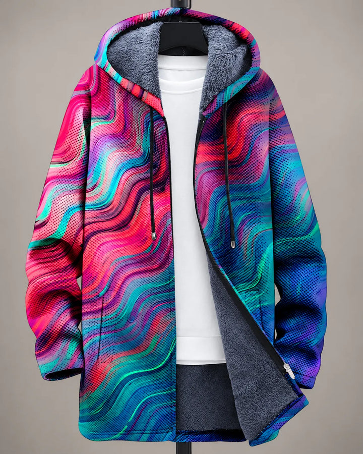 Serena Vibrant Wave Kapuzenjacke
