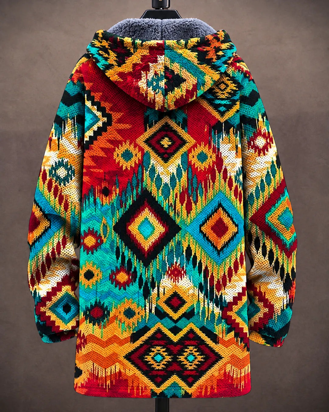 Paloma Vibrante Mosaik Kapuzenjacke