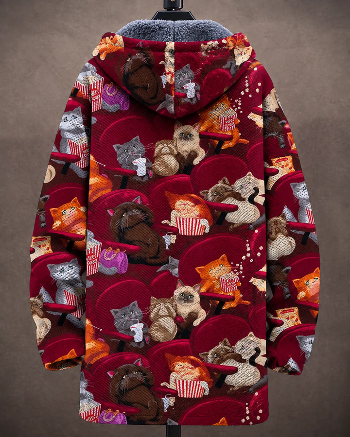 Delilah Cinema Cats Kapuzenjacke