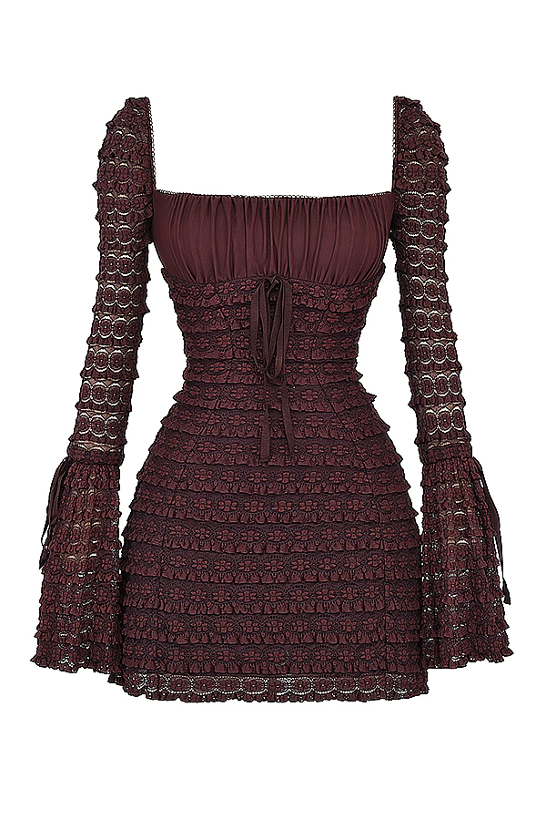 Espresso Kleid