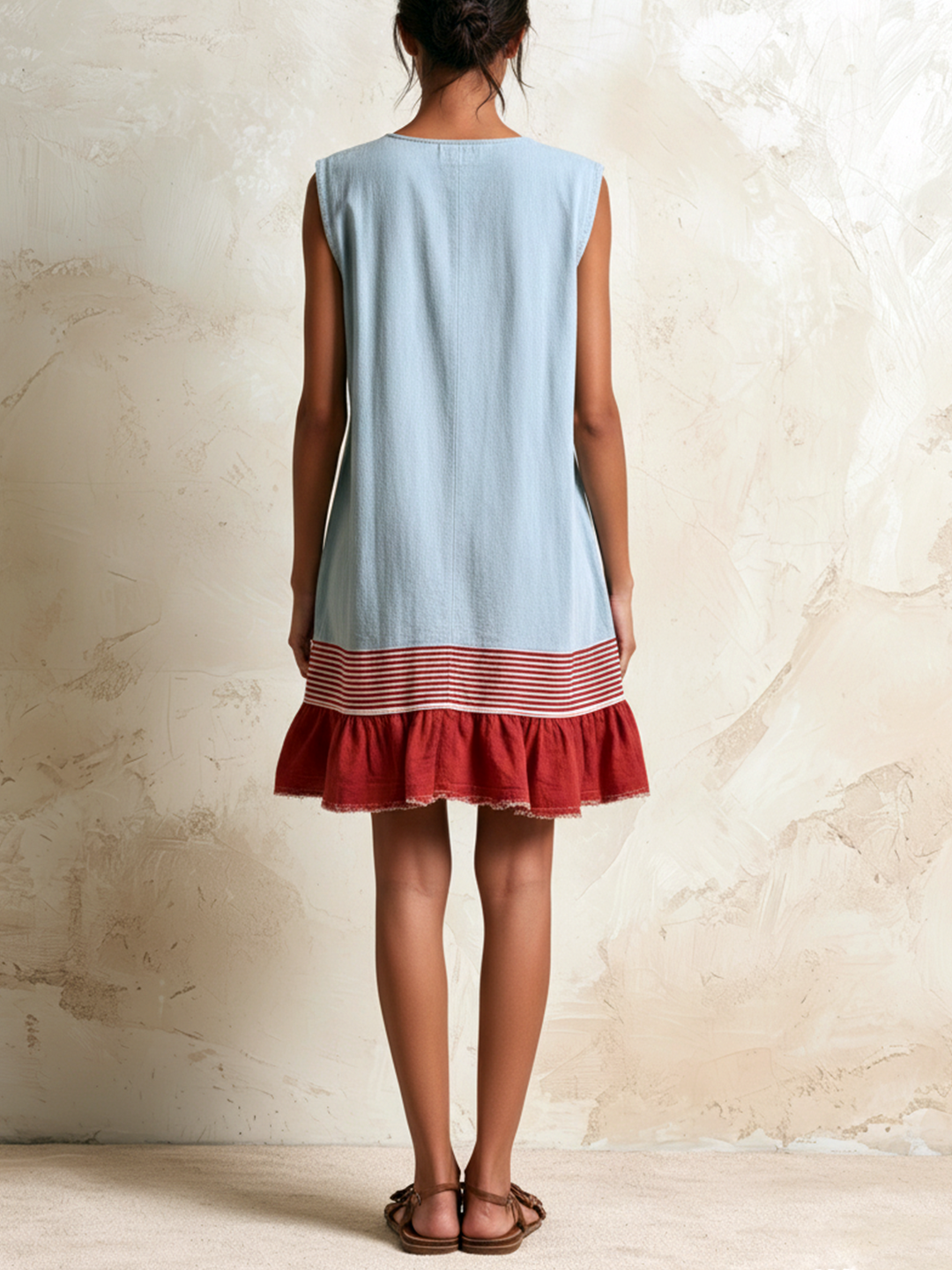 Cecile | Tunika Kleid mit Rüschen