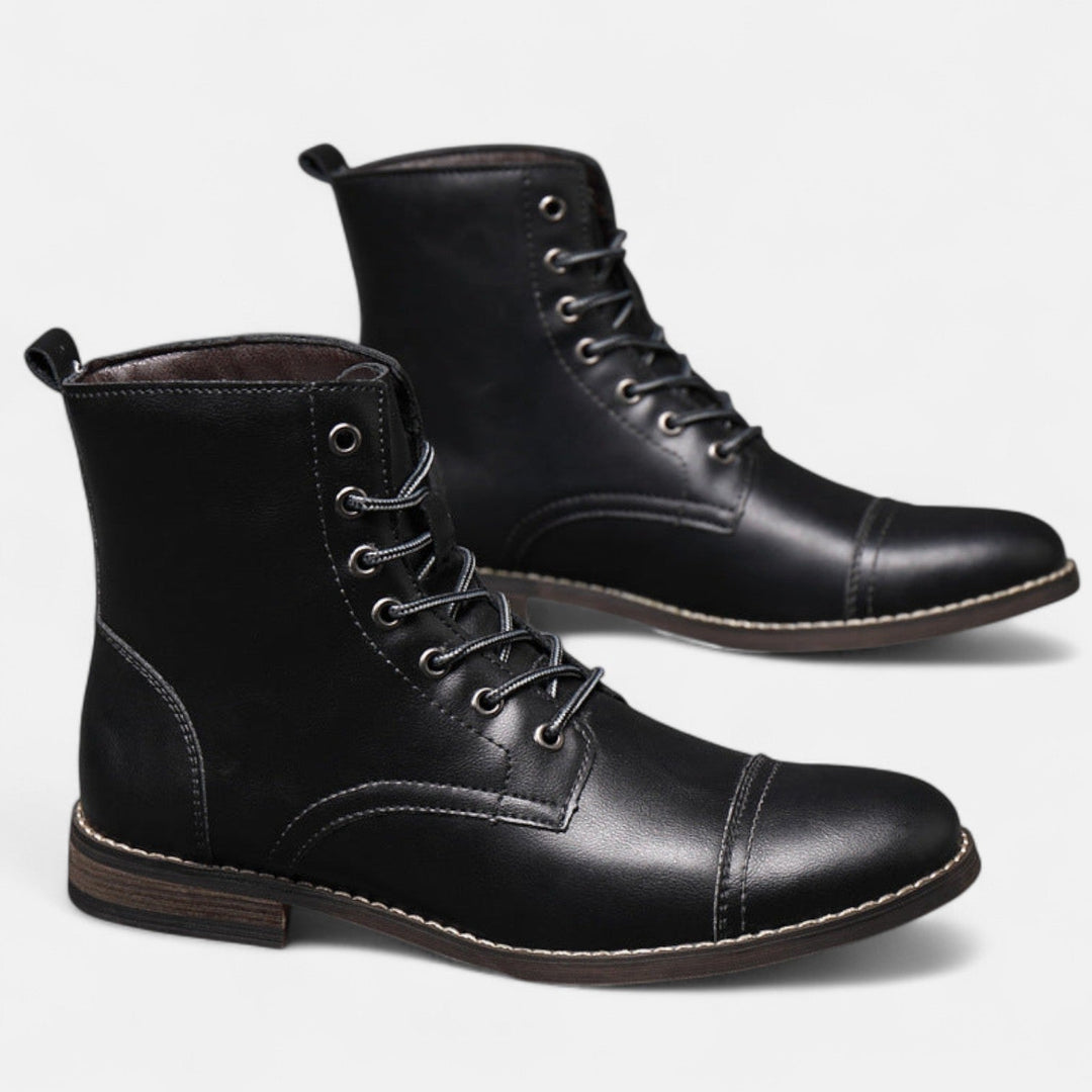Elias | Stilvolle Herrenstiefel aus Kunstleder