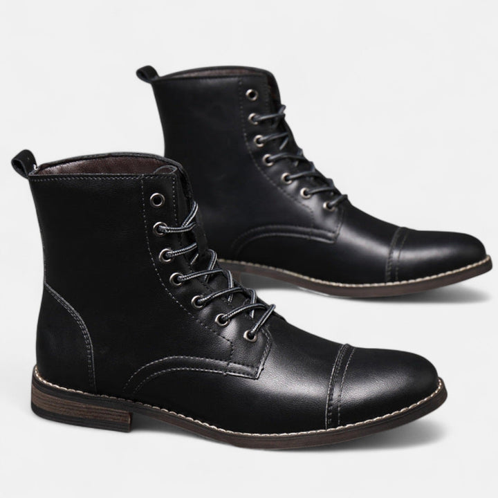 Elias | Stilvolle Herrenstiefel aus Kunstleder