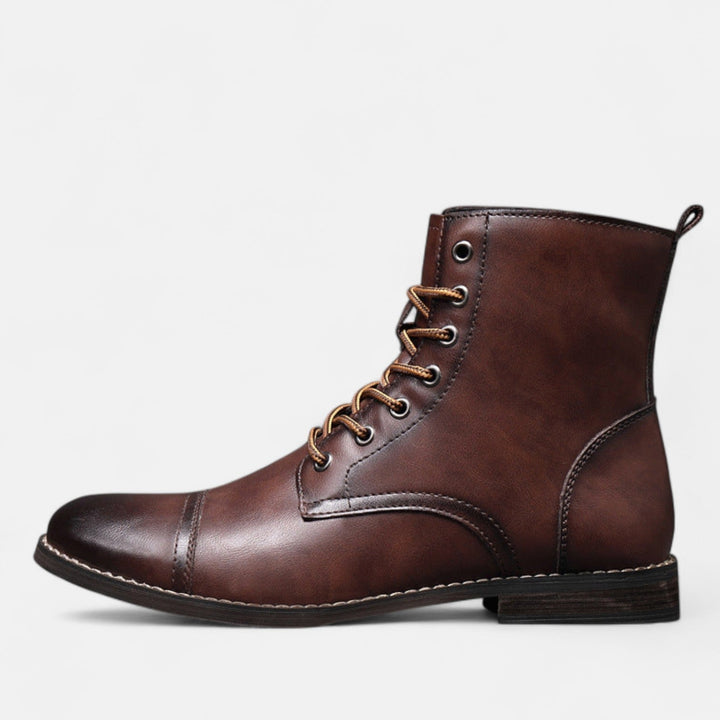 Elias | Stilvolle Herrenstiefel aus Kunstleder