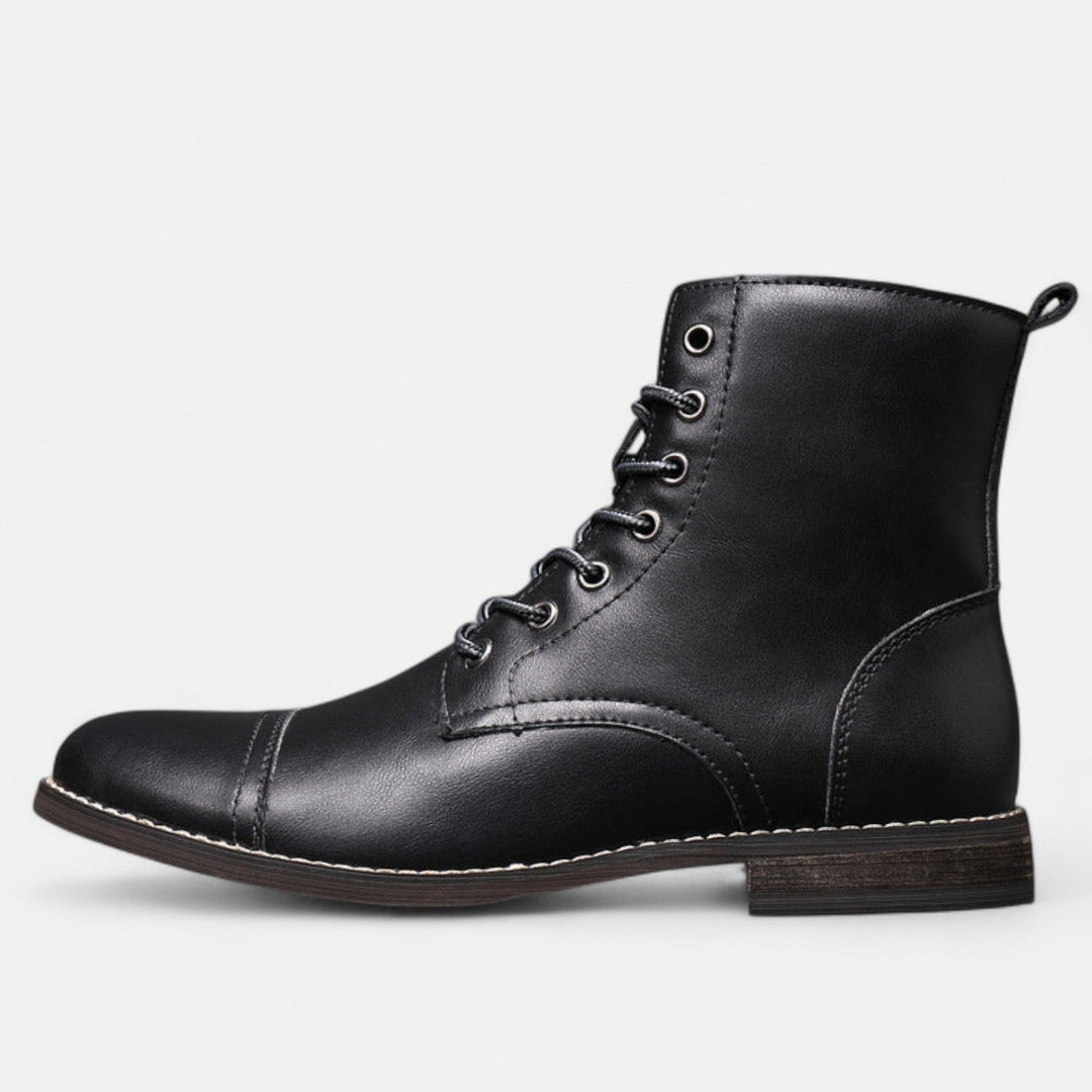 Elias | Stilvolle Herrenstiefel aus Kunstleder