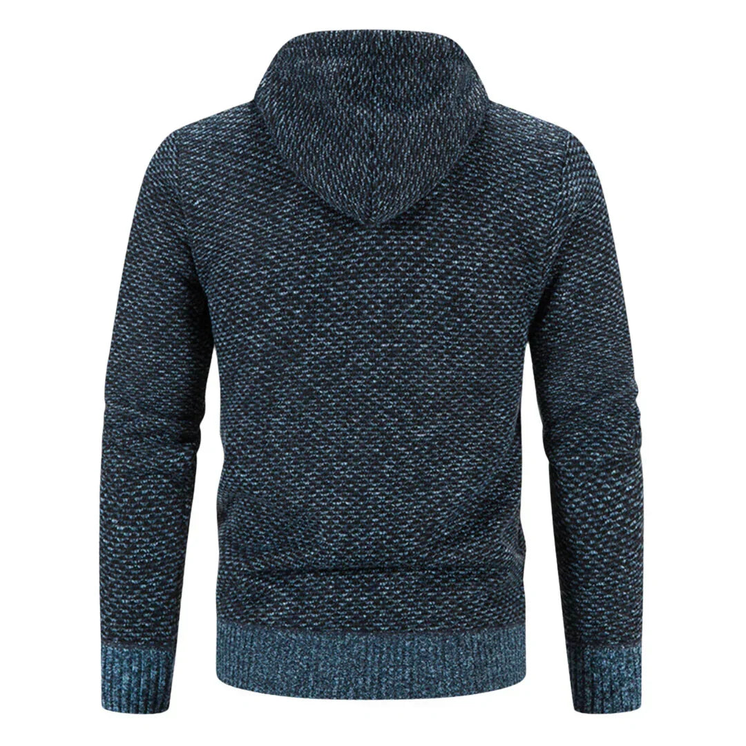 Silvan | Herren-Strickpullover mit Kapuze
