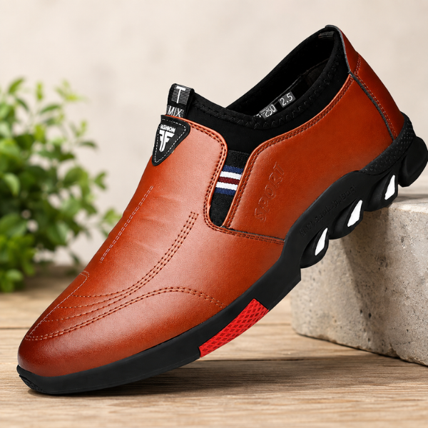 Eleganter Herrenschuh mit rutschfester Sohle