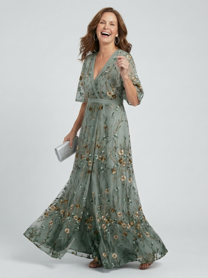 Selora | Maxikleid mit Halterneck