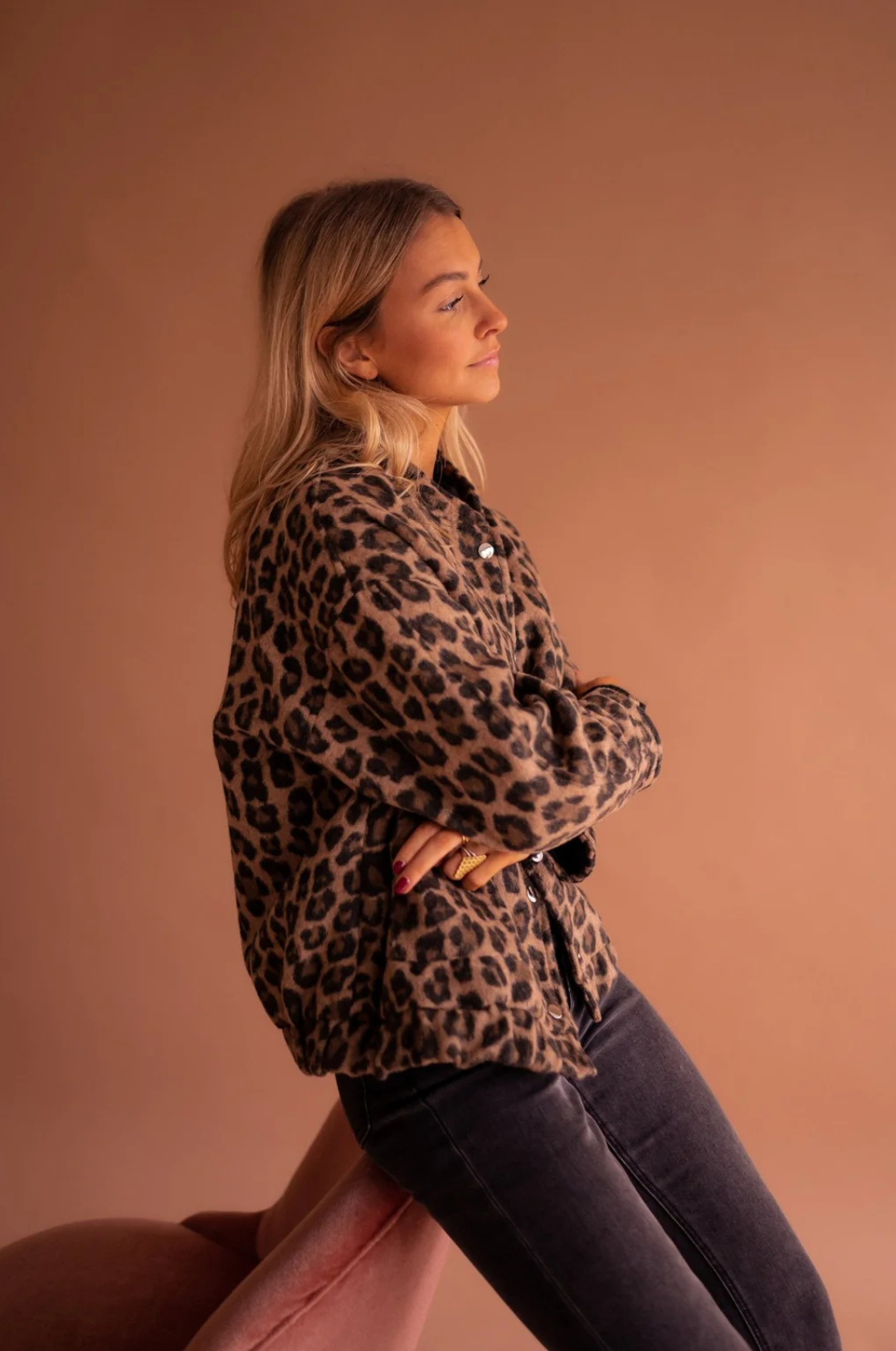 Susanne™ | Trendige Jacke mit Leopardenmuster