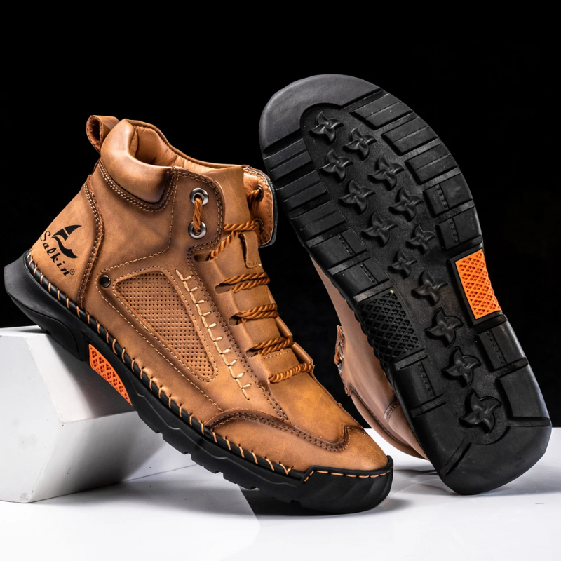 Leon | St. Moritz Leder High-Top Sneaker