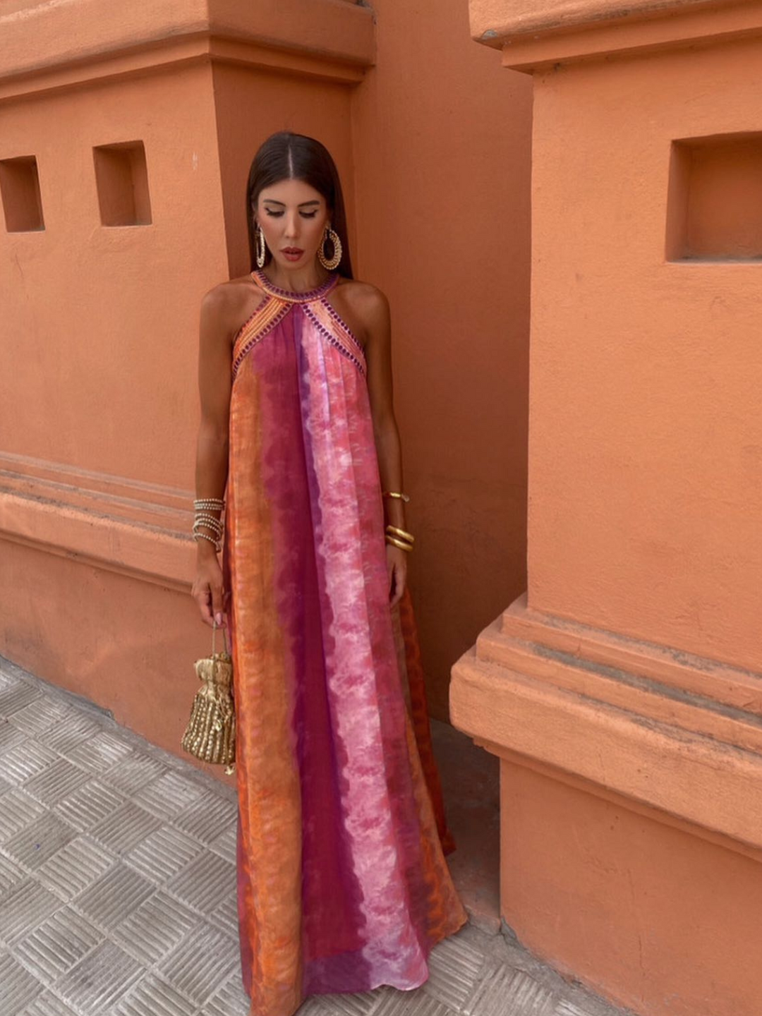 Sommerkleid mit Farbverlauf