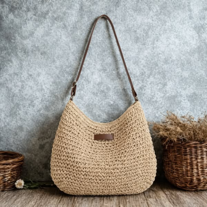 Simone | Elegante Geflochtene Tasche