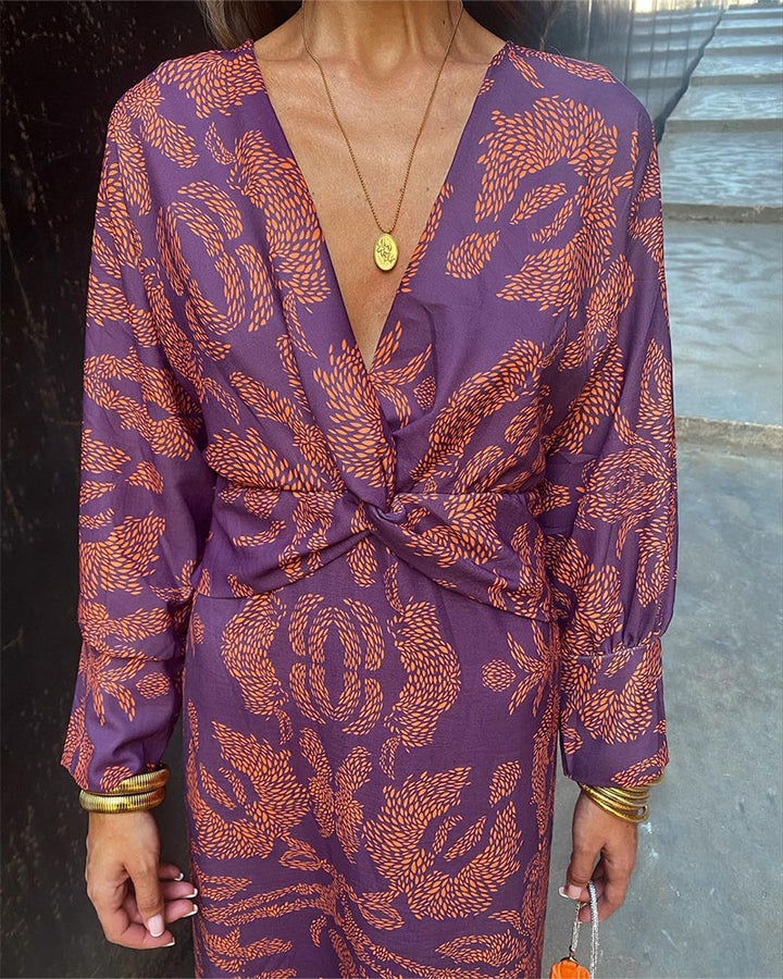 Elegantes Bedrucktes Kleid