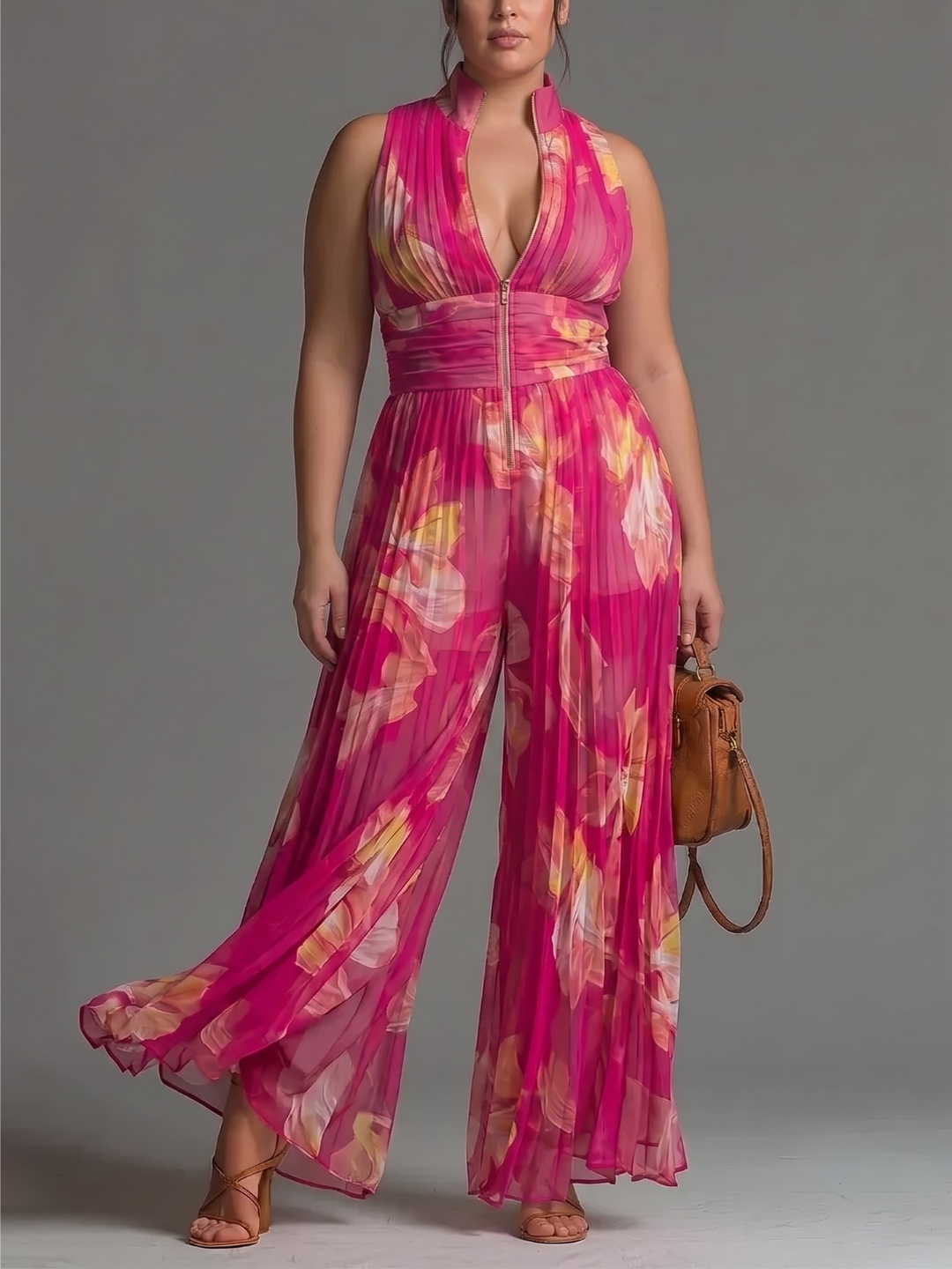 LAURA™ - ELEGANTER PLISSEE-JUMPSUIT