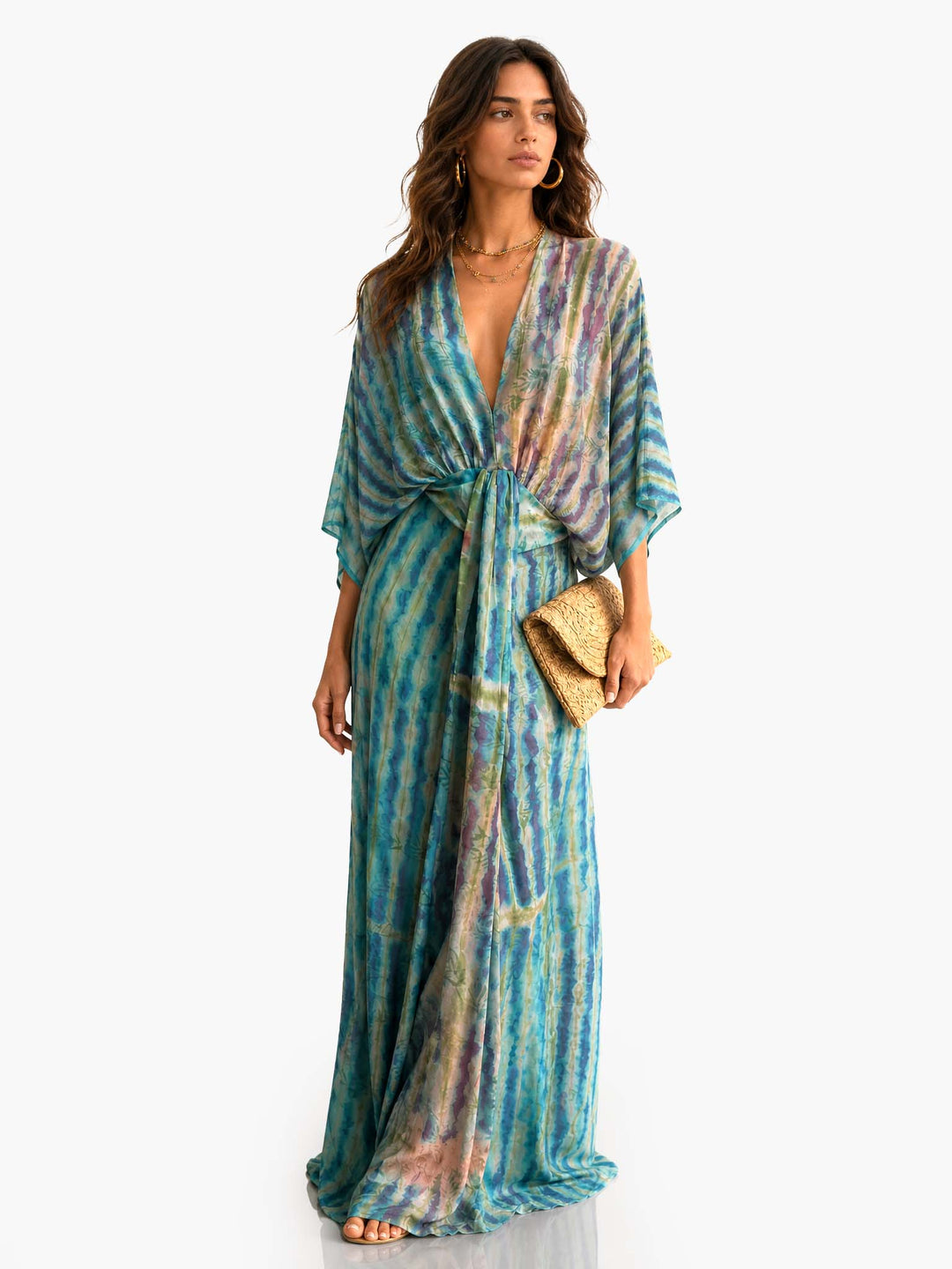 Illusion-2 | Elegantes bedrucktes Kleid