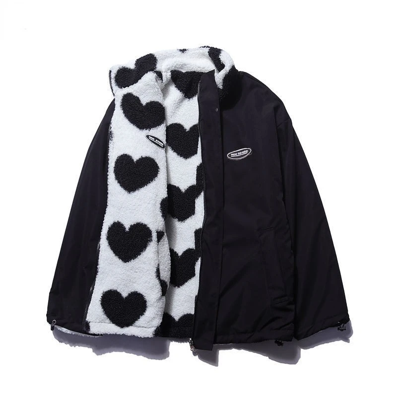 BacioDeluxe™️ | Doppelseitige Herzjacke – Einzigartige Kollektion