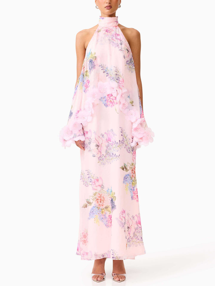 Maxikleid mit Blumenmuster