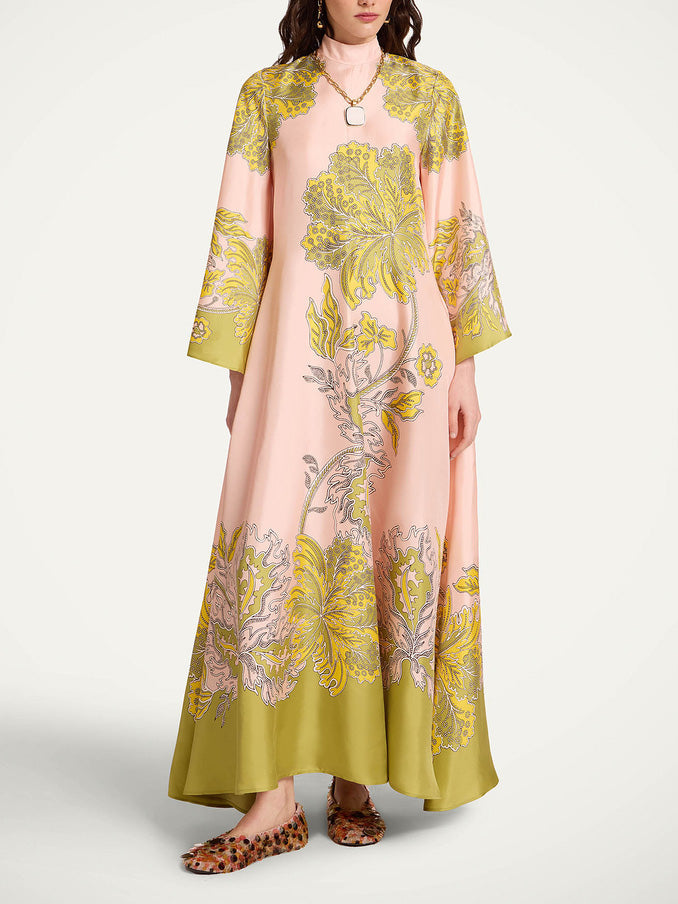 Maxikleid aus Satin