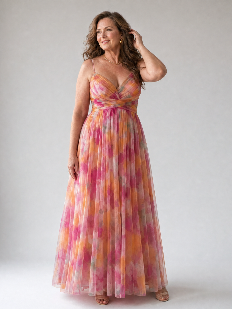 Izel Sonnenuntergang Kleid