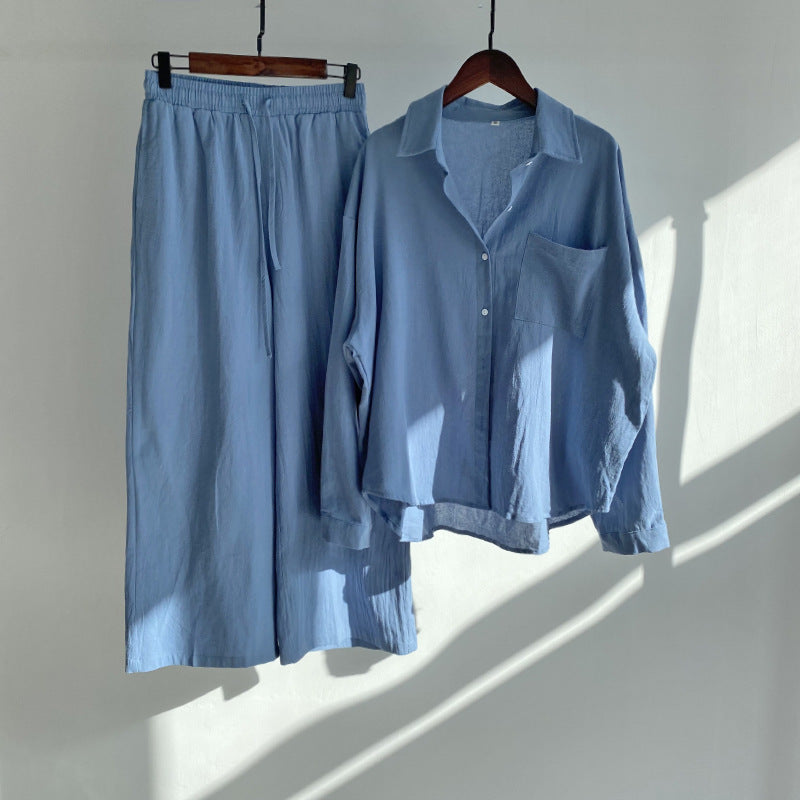 Yvonne™ | 2-teiliges Set - Bluse & weite Hose