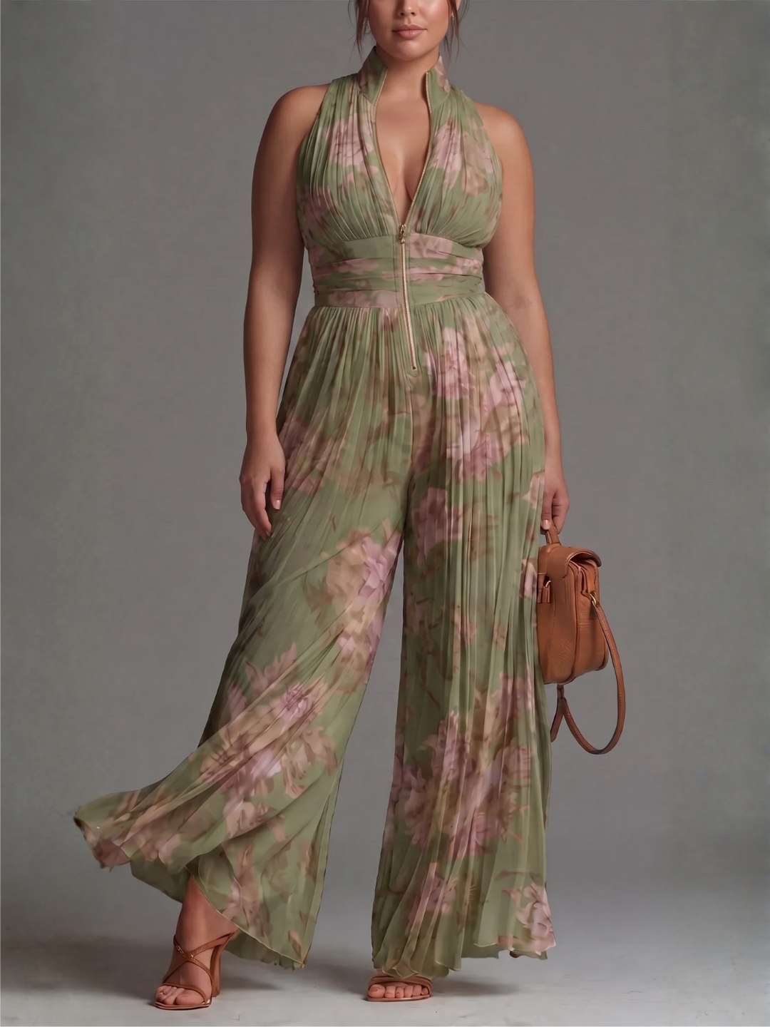 LAURA™ - ELEGANTER PLISSEE-JUMPSUIT