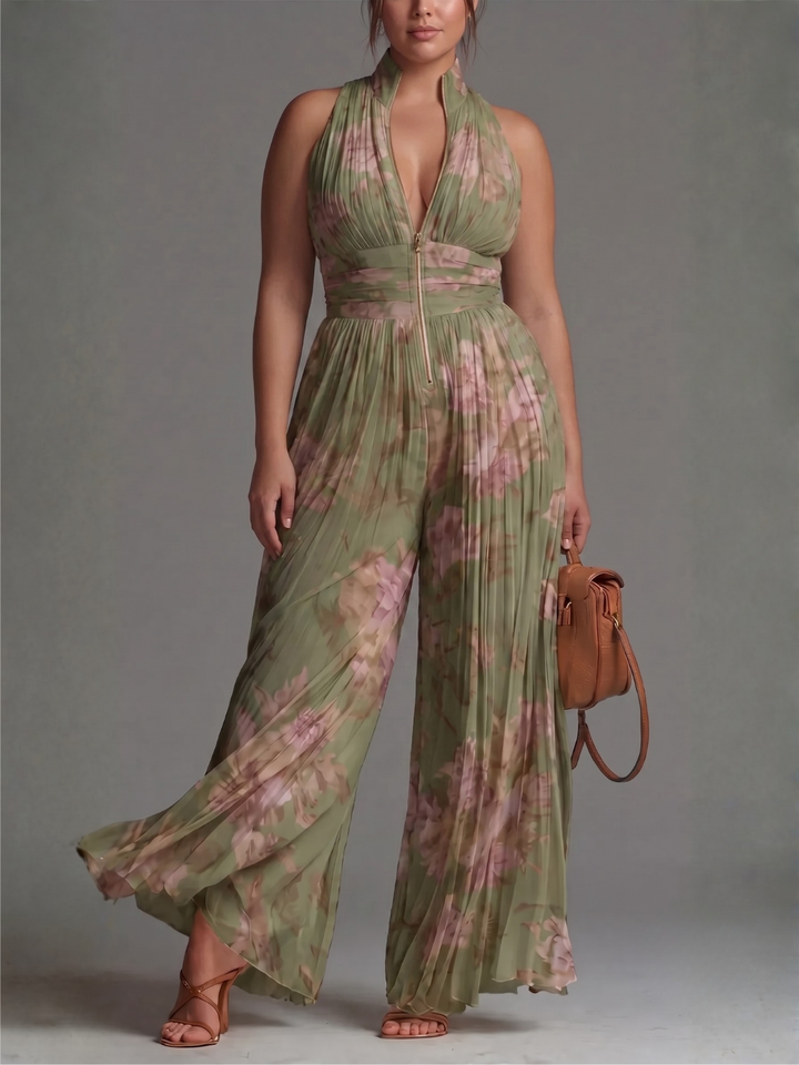 LAURA™ - ELEGANTER PLISSEE-JUMPSUIT