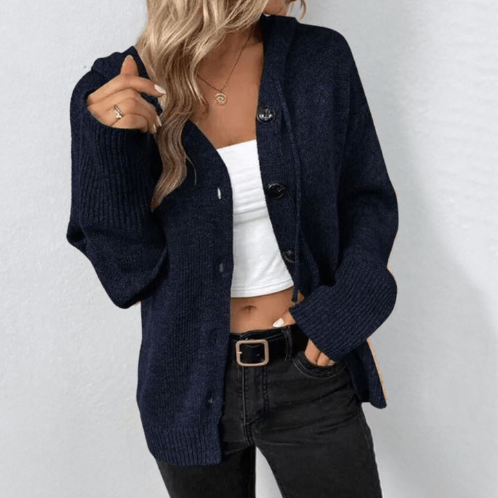 Brittan | Strickcardigan mit Knöpfen