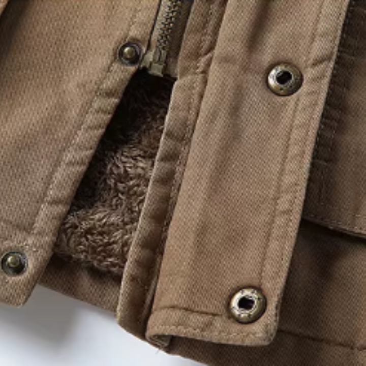 Legere Baumwoll-Winterjacke