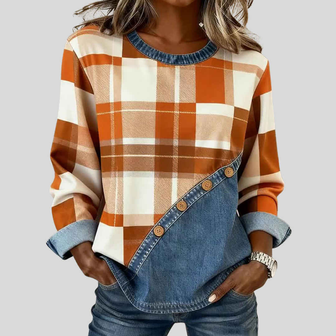 Christina | Sportliches Patchwork-Top