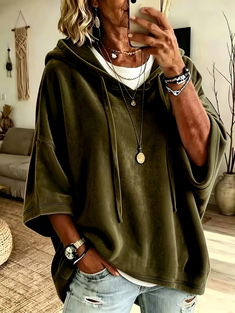 Noemi | Luxe Velours Oversized Hoodie