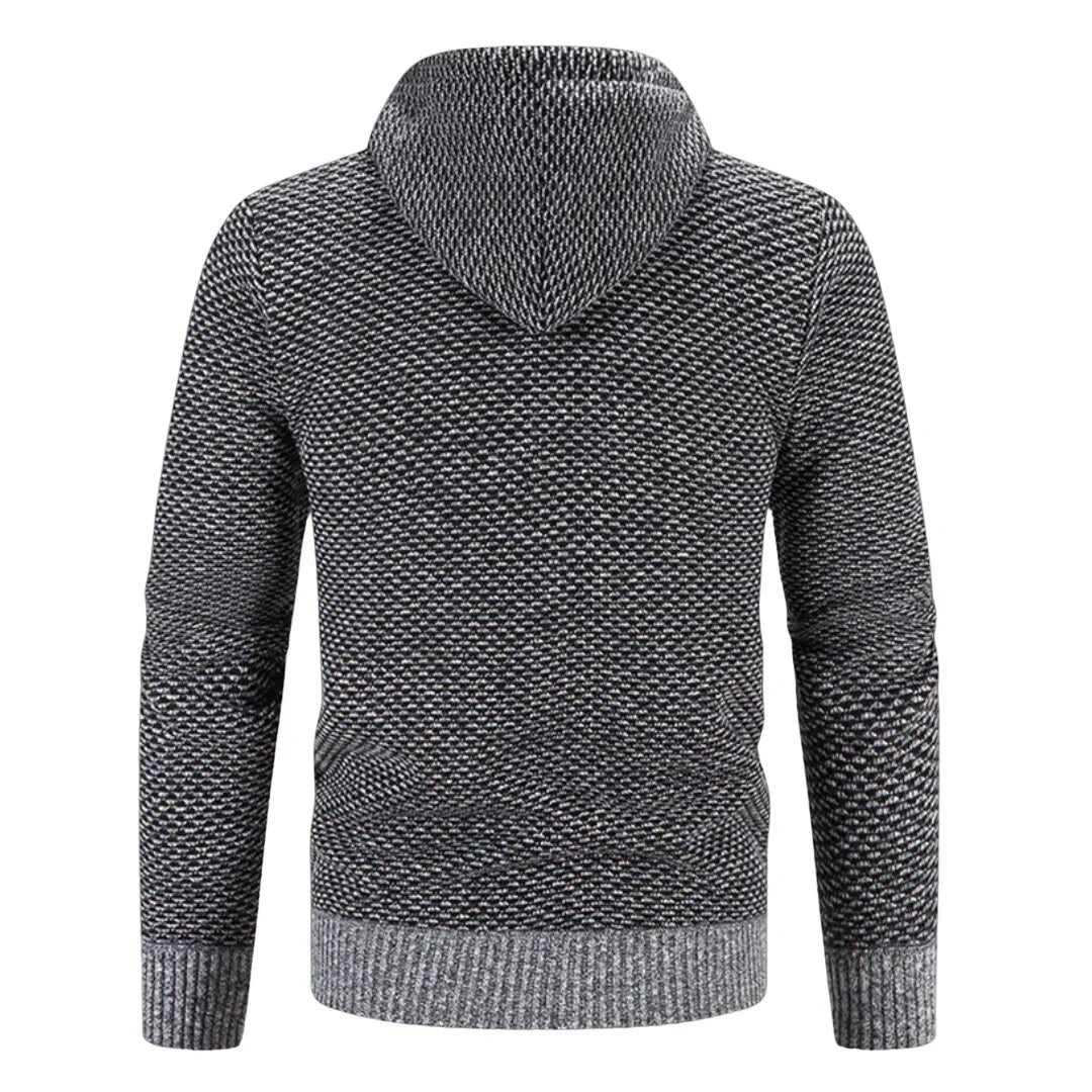 Silvan | Herren-Strickpullover mit Kapuze