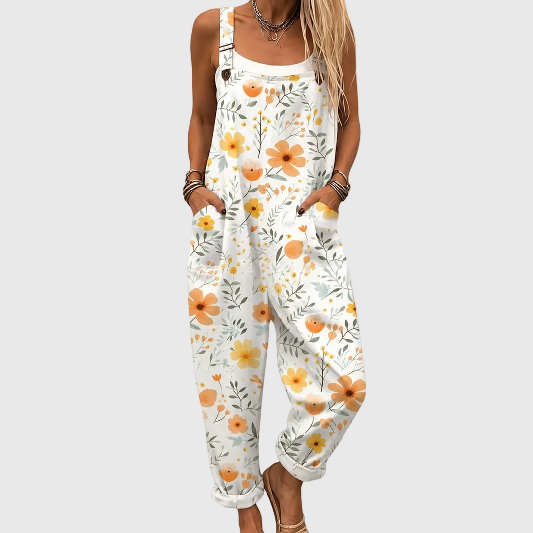 Bequemer Gedruckter Jumpsuit