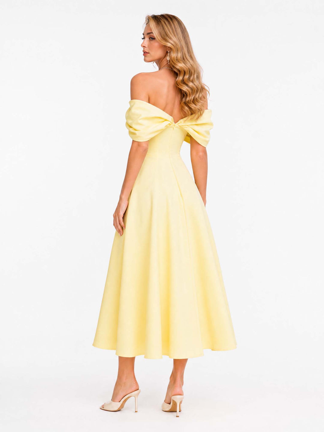 Elegantes Maxikleid mit Schulterfrei