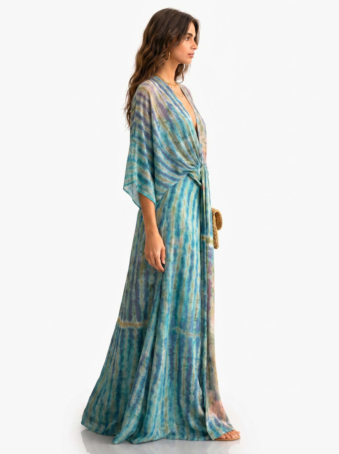 Illusion-2 | Elegantes bedrucktes Kleid