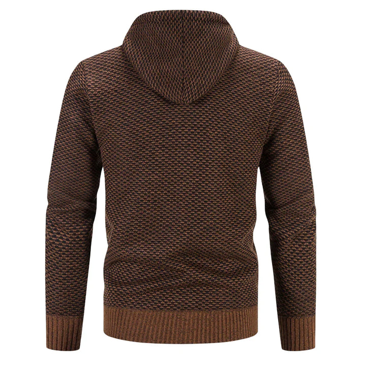 Silvan | Herren-Strickpullover mit Kapuze