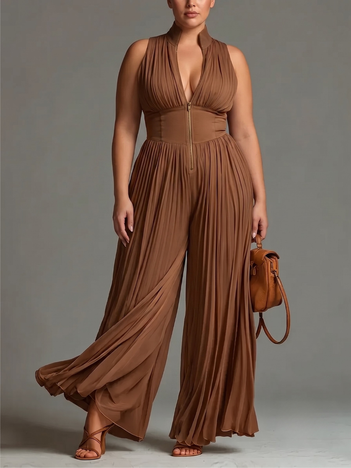LAURA™ - ELEGANTER PLISSEE-JUMPSUIT
