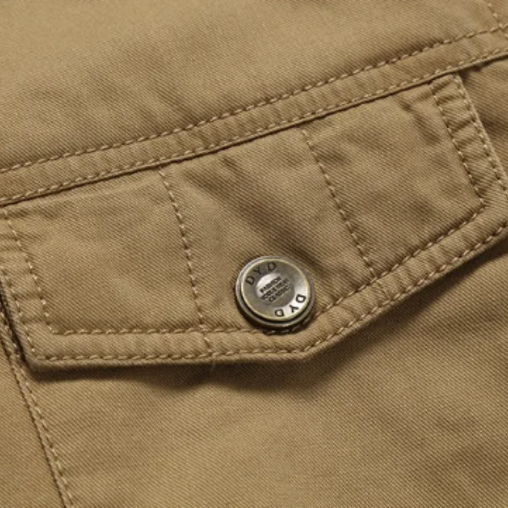 Elegante Baumwoll-Winterjacke mit Fütterung