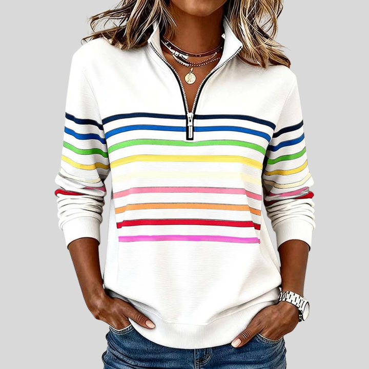 Reinou | Sportlicher Halbzip-Sweater