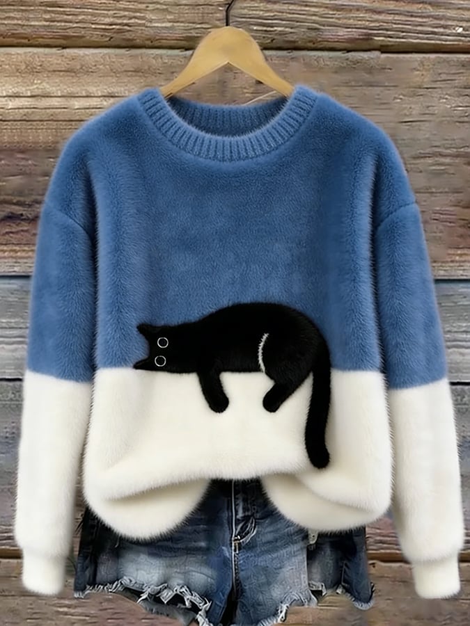 Eleganter Katzenpullover
