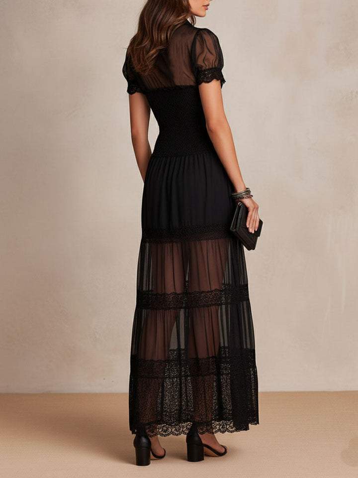 Juliette | Langes Spitzenkleid