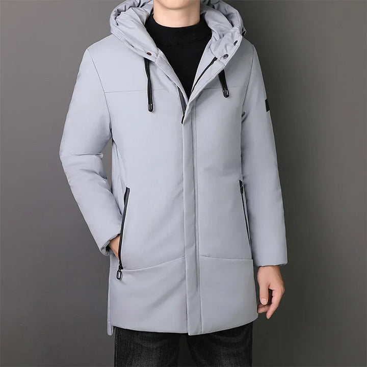 Eleganter langer Herrenmantel