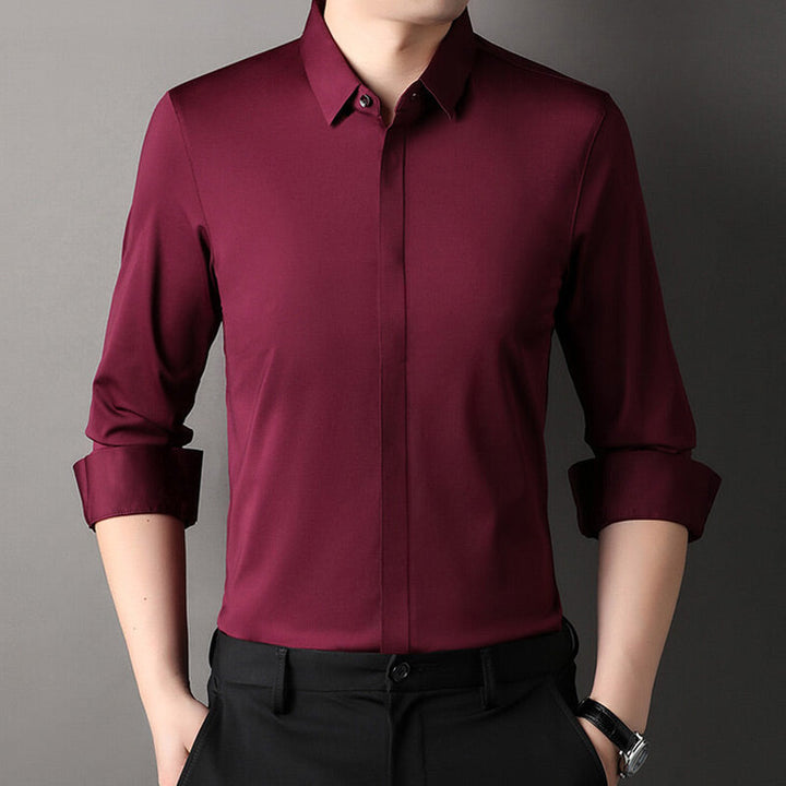 Yves | Elastisches, knitterfreies Herrenhemd